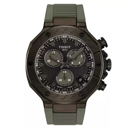 TTC horse黒　61個 Tissot T-Race Quartz Chronograph T141.417.37.061.01