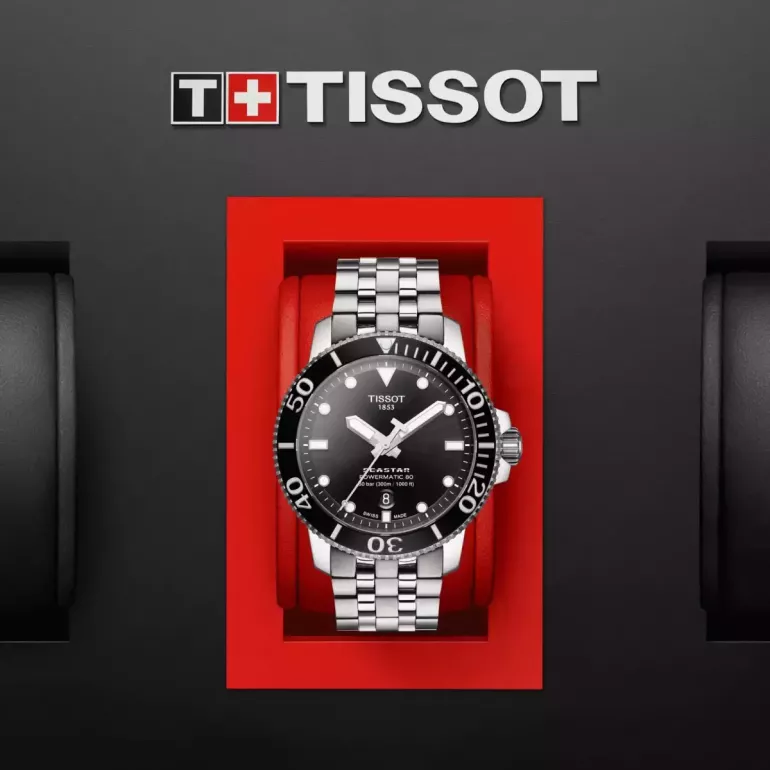 4TISSOT　T120.407.11.051.00スポーツ シースター1000 Tissot Seastar 1000 Powermatic 80 T120.407.11.051.00