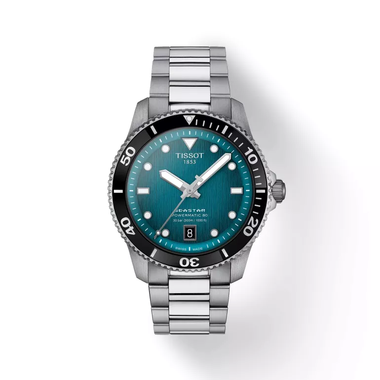 【美品】TISSOTシースター1000 Powermatic 80 腕時計 Tissot Seastar 1000 Powermatic 80 40mm T120.807.11.091.00