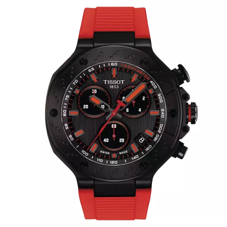 TTC horse黒　61個 Tissot T-Race Quartz Chronograph T141.417.37.061.01