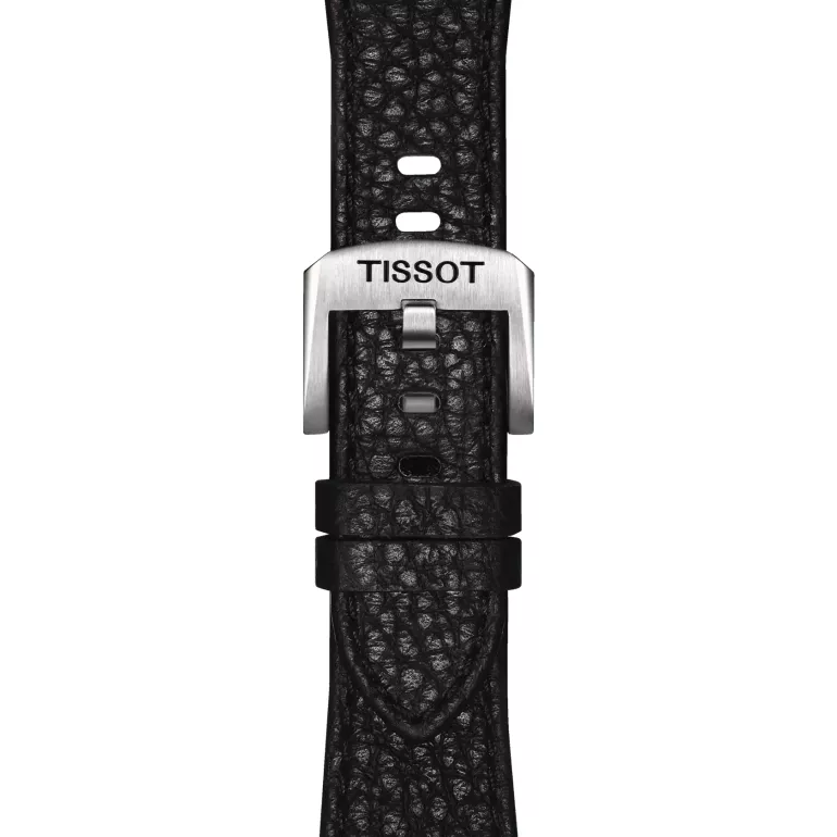 Tissot Official Black PRX 35 mm Leather Strap - РемешкиTissot