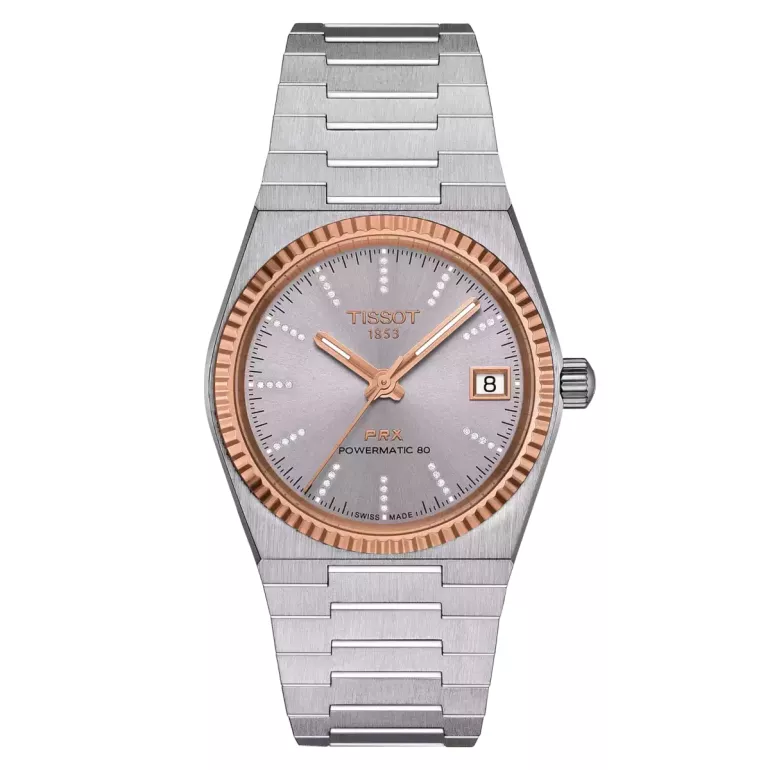 Tissot PRX 35mm Powermatic 80 Steel & 18K Gold Bezel T931.207.41