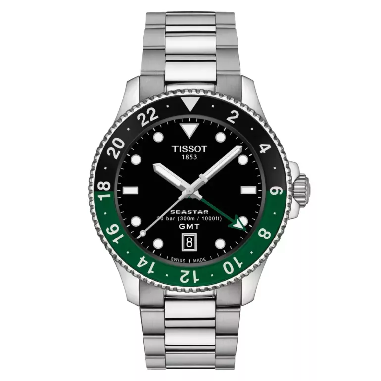 美品 フルセット TISSOT SEASTAR 1000 QUARTZ GMT Tissot Seastar 1000 Quartz GMT - Tissot Seastar - Sport