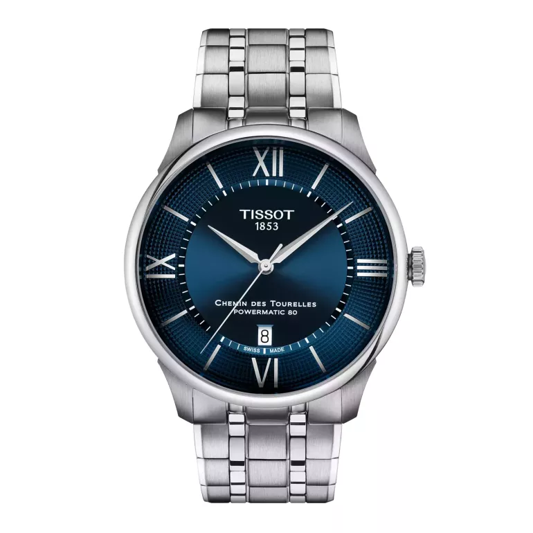 【未使用級】TISSOT シュマン・ド・トゥレル Powermatic80 Tissot Chemin Des Tourelles Powermatic 80 42mm T139.407.11.048.00