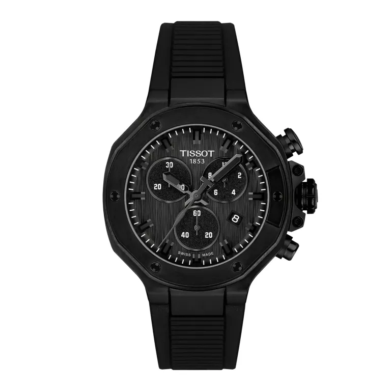 t*m様 TISSOT スーパースポーツレジェンドブラッククォーツ腕時計 Tissot T-Race Quartz Chronograph 38mm T141.817.37.051.00