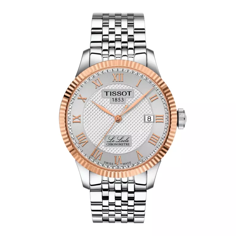 Tissot Le Locle COSC 39mm 18k Gold Bezel T932.408.41.033.00